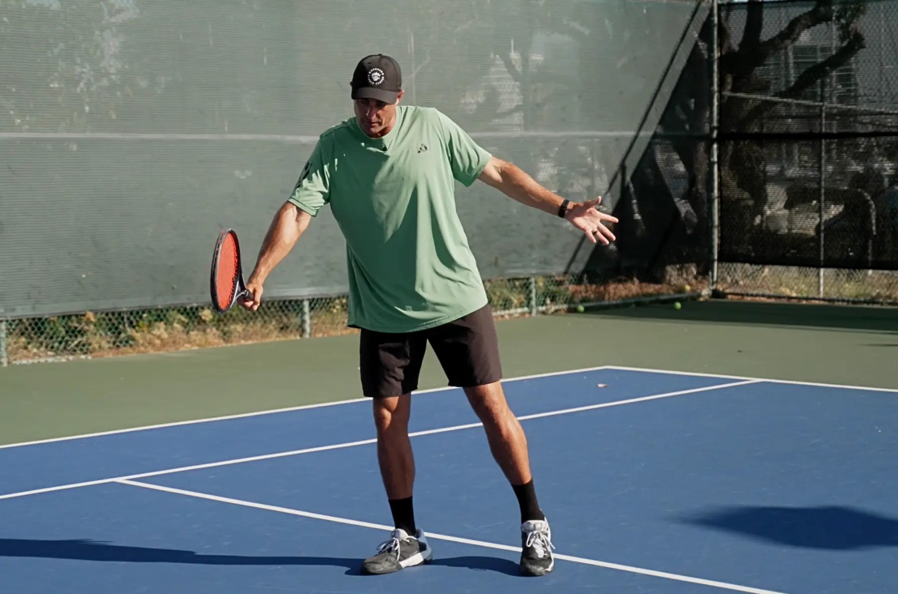 High to Low with a Flat Face: Fix Your Floating Slice Backhand for Good