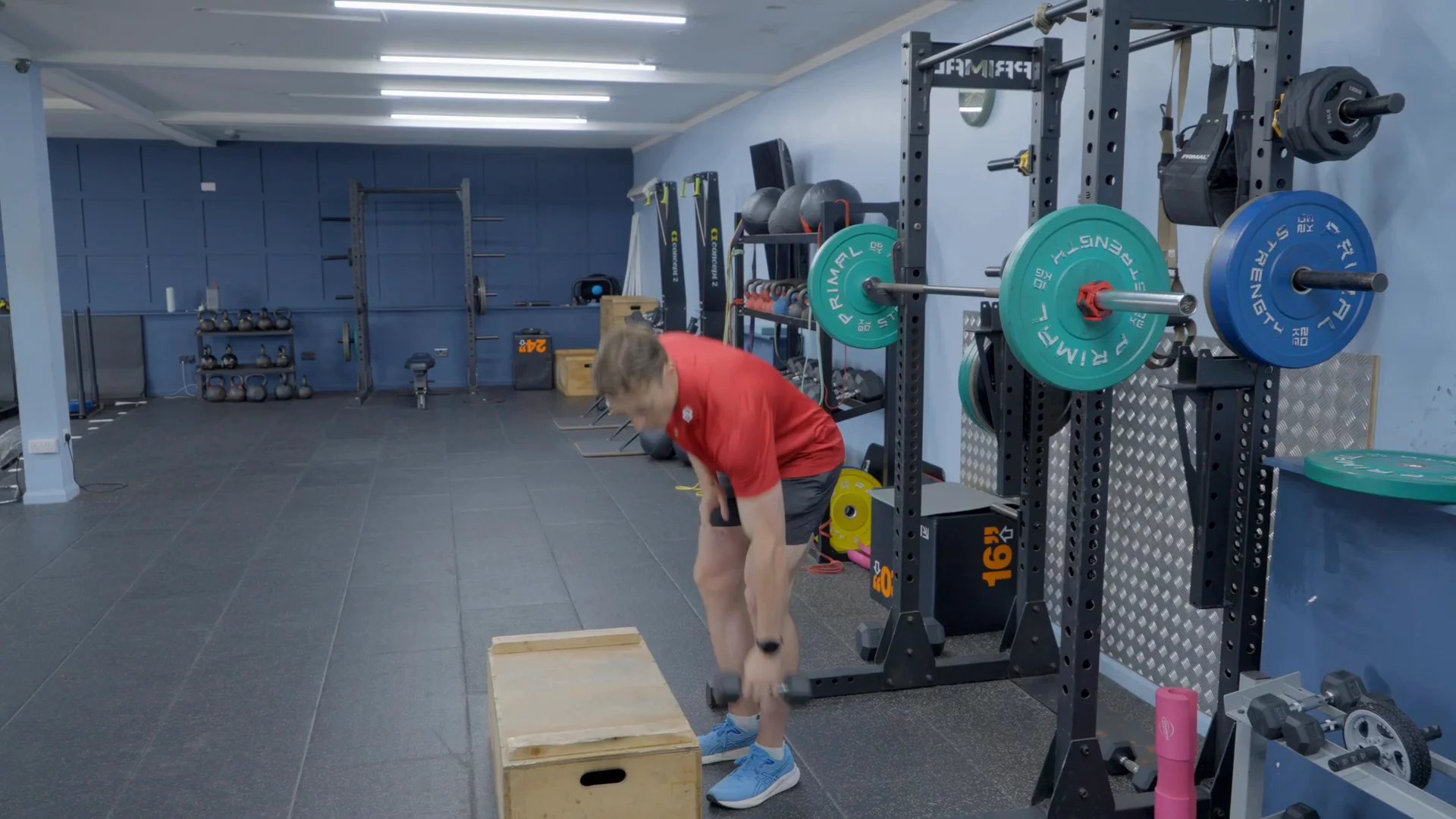 Dumbbell Step-Up: Accessible Single-Leg Strength Training to Improve Power & Golf Swing Stability