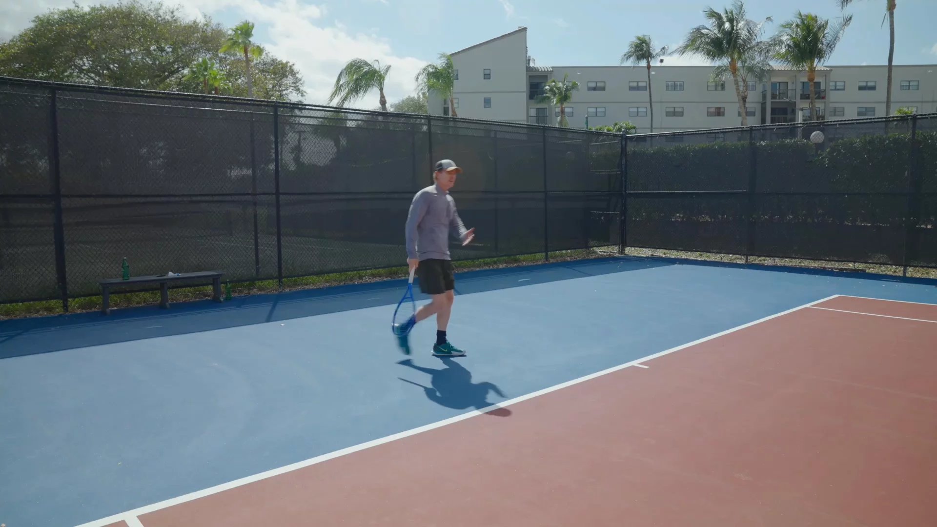 Right Side Finish Forehand (Deep Ball – Behind the Baseline)