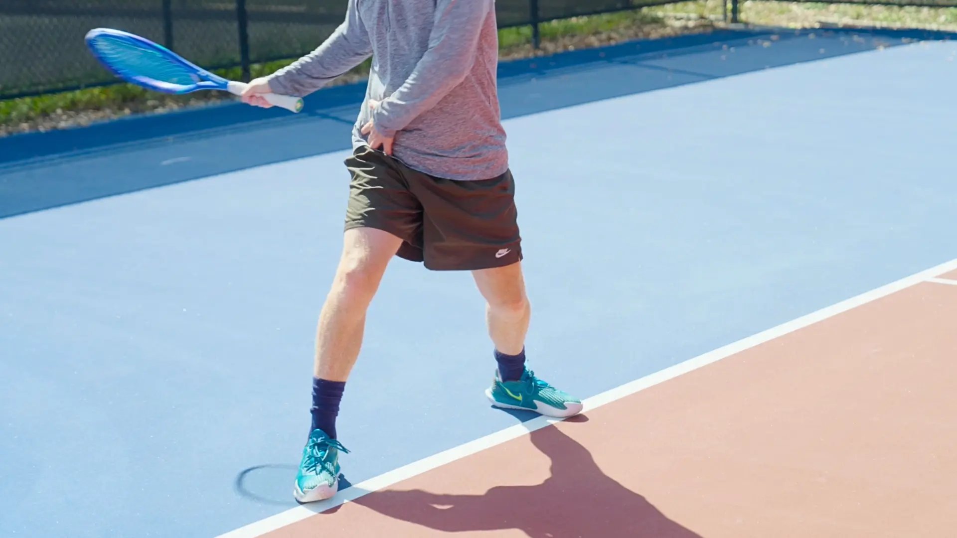 Wide Running Forehand: Buggy Whip Right Side Finish Technique