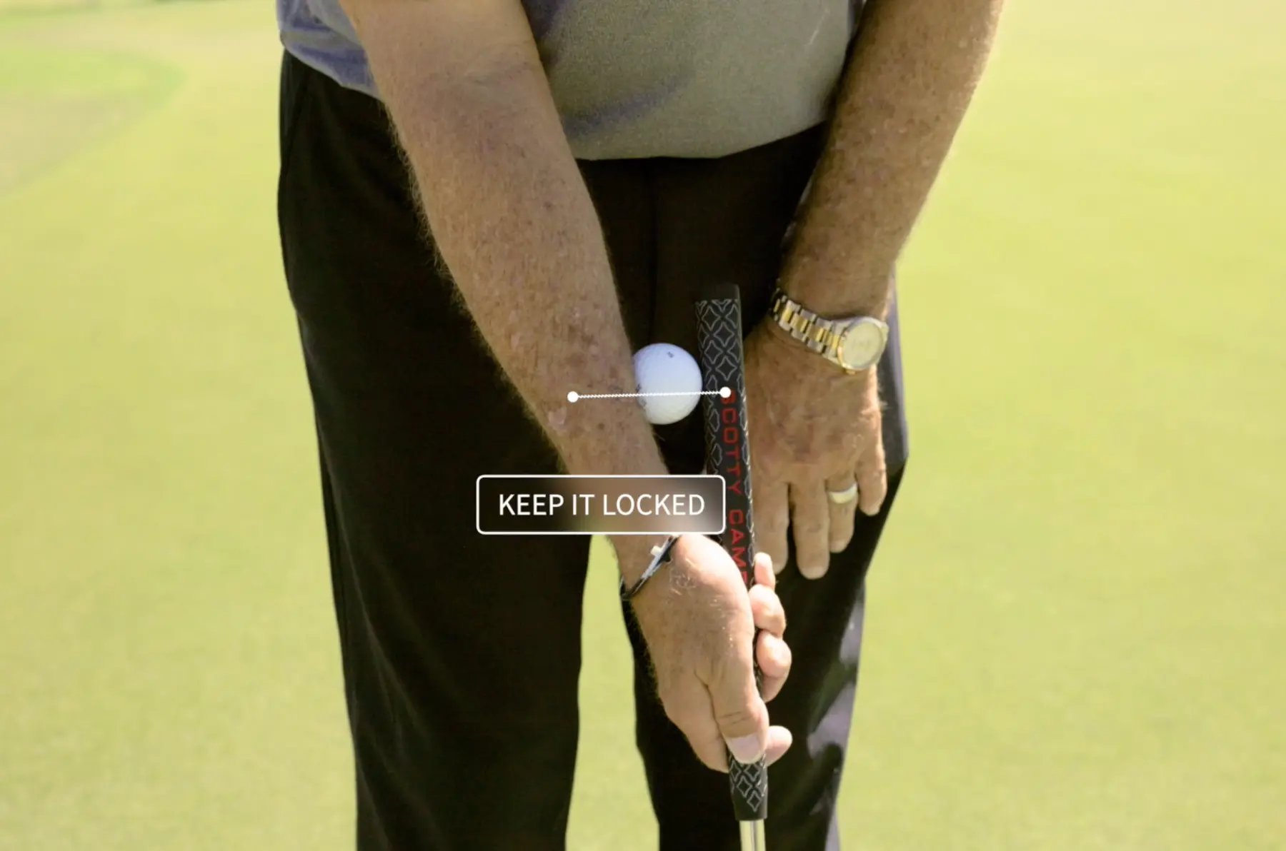 Ball-in-the-Paddle Drill: Create a Steady, Square-Faced Putting Stroke