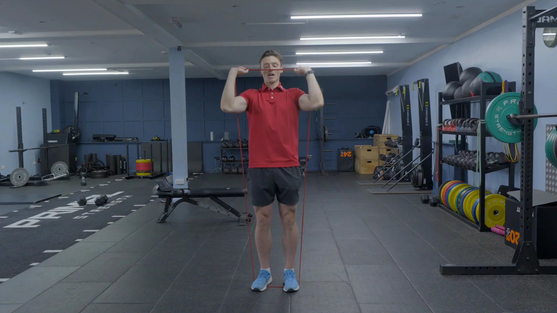 Banded Overhead Press: Shoulder Strength & Power Training to Boost Clubhead Speed