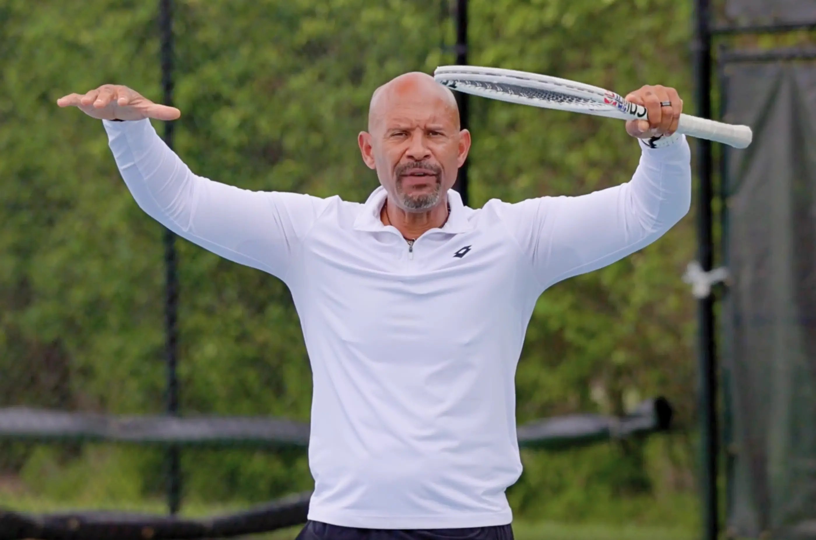 Second Serve Slice Return