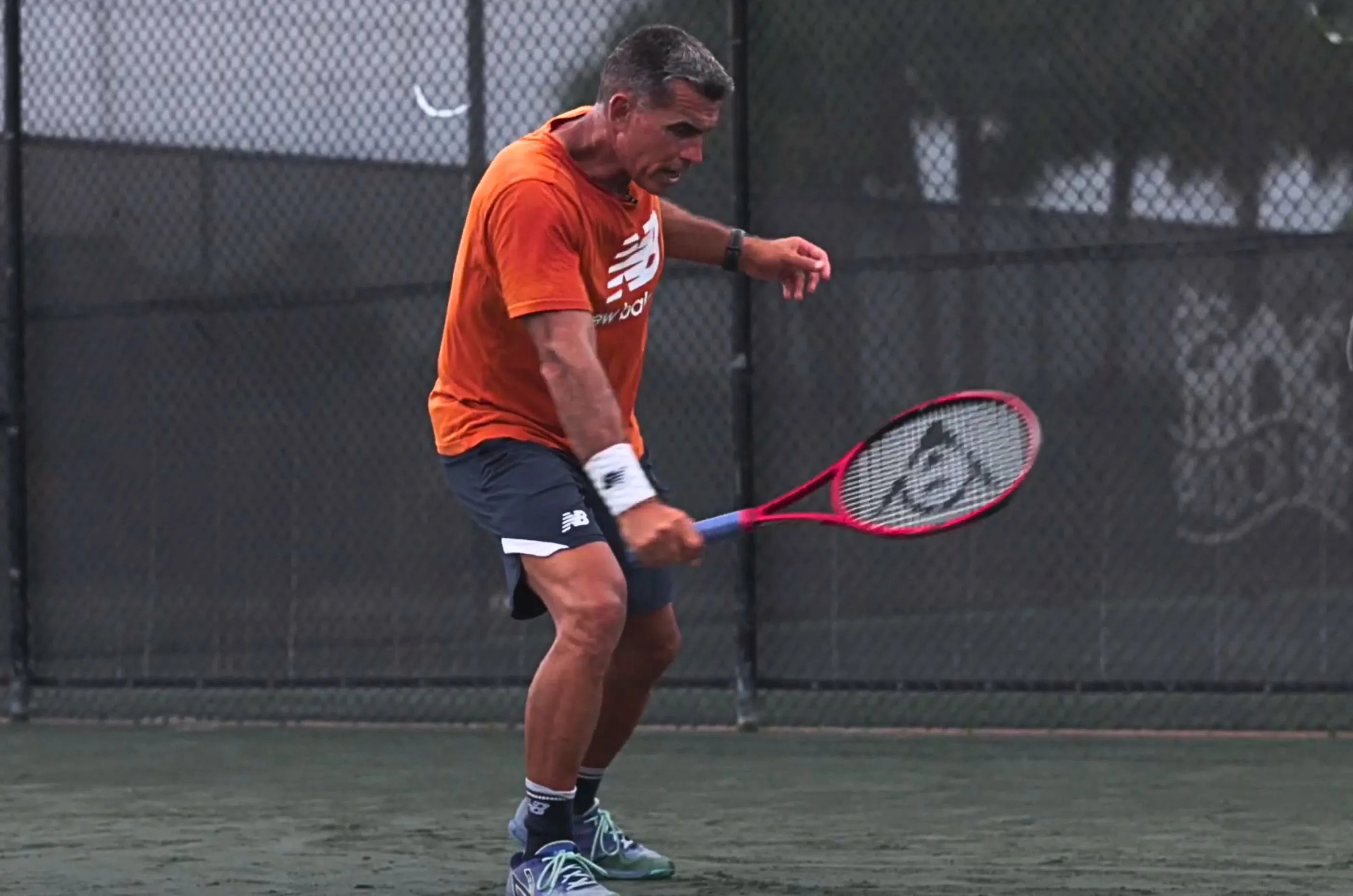 Backhand Slice Technique Using Elastic Energy