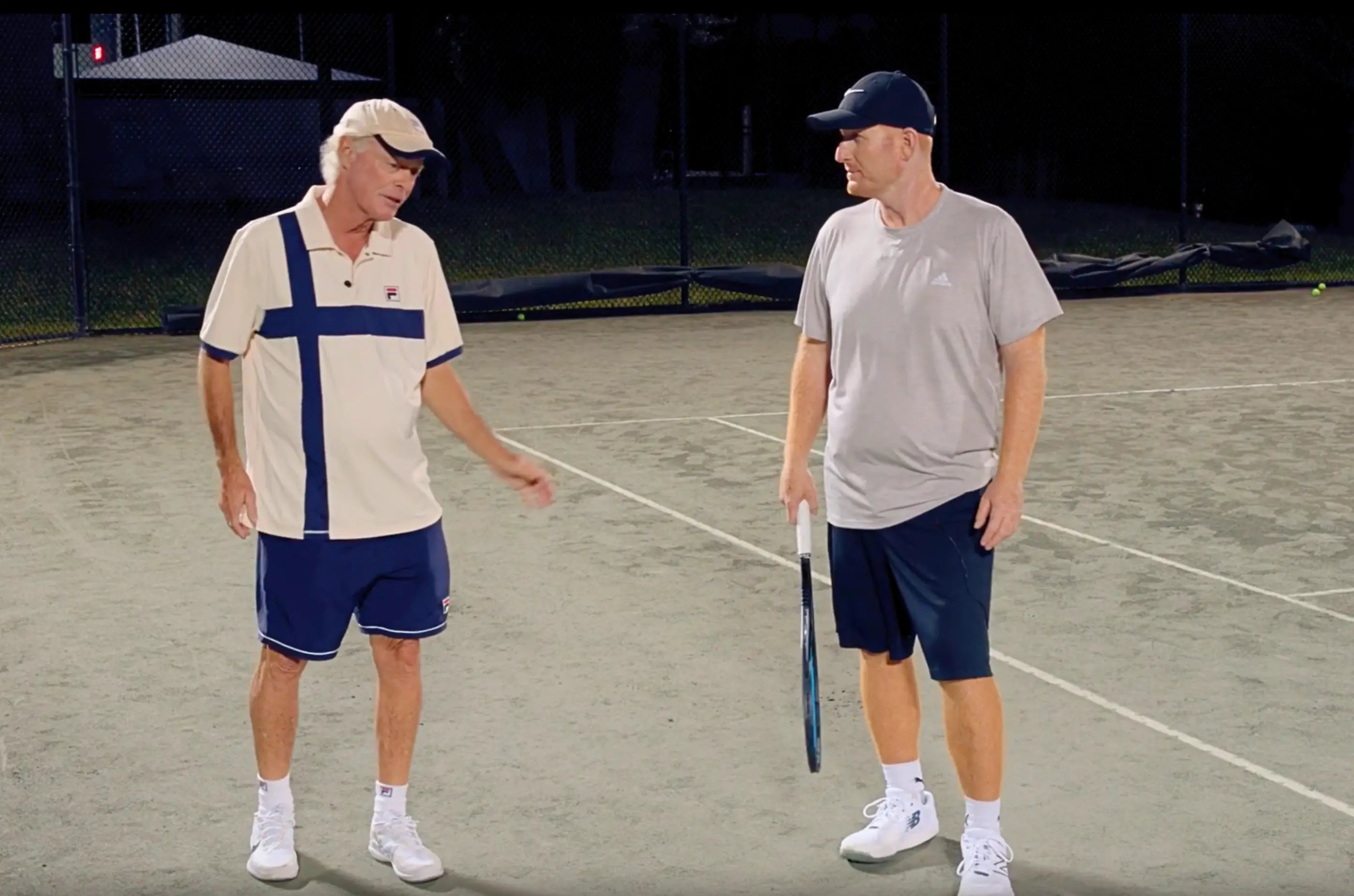 Strategy: Low slice to the Forehand