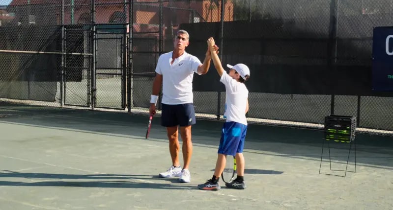 Live Serve Fix with One of the Best 9-Year-Olds