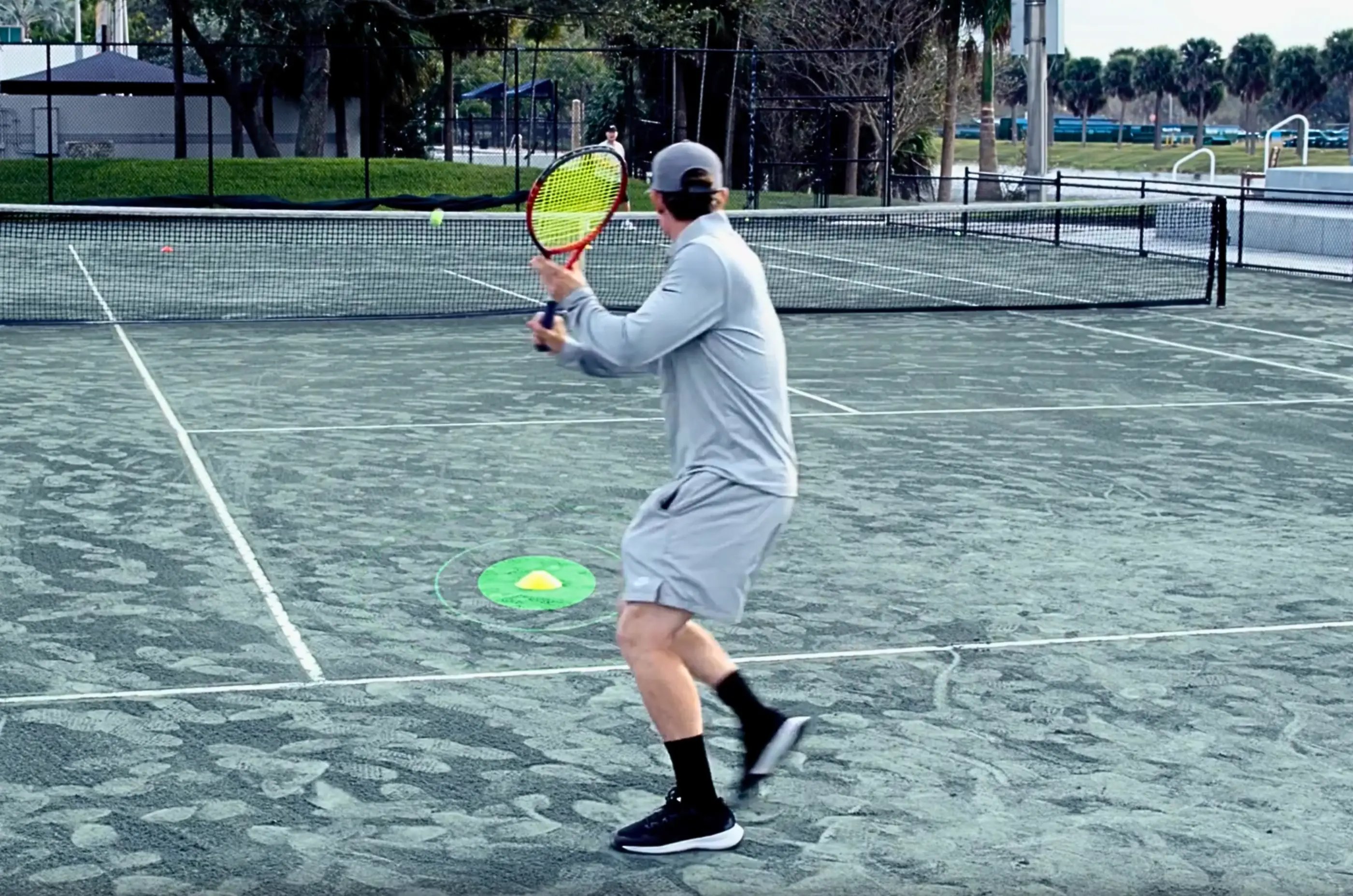 Live ball Targets: Crosscourt Backhand