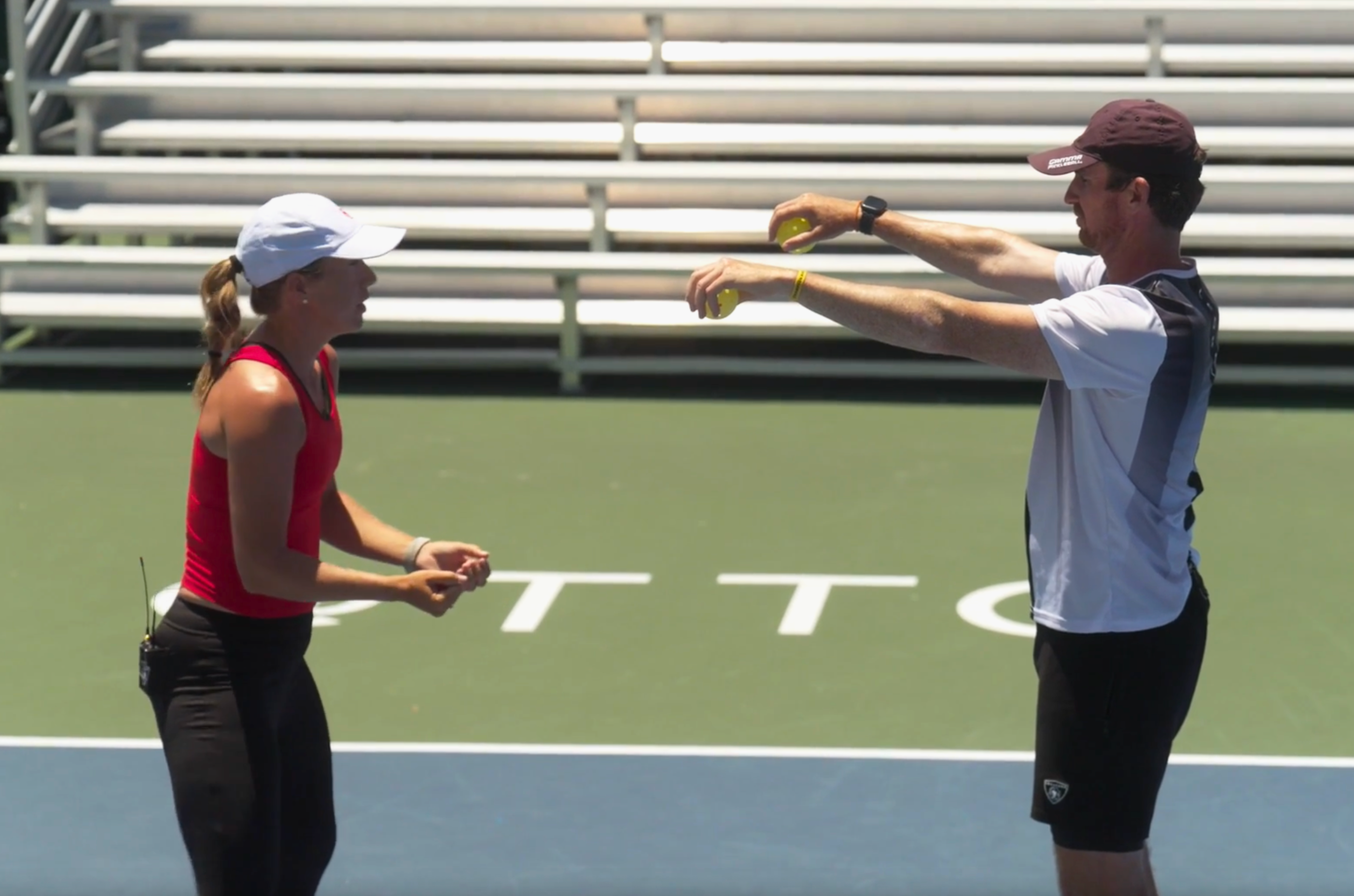 Pickleball Warm-up + Reaction Ball Excercise