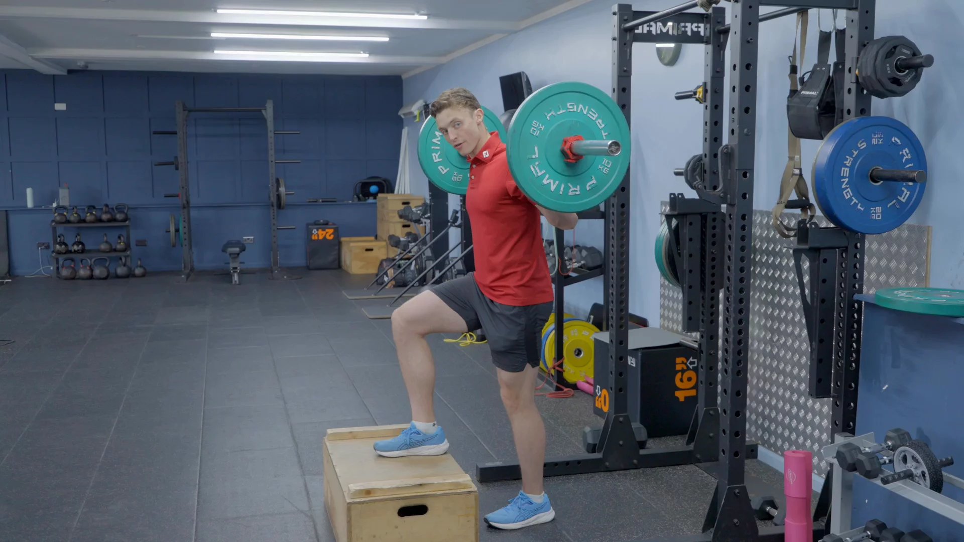 Barbell Step-Up: Explosive Lower Body Strength & Power Training to Boost Golf Distance