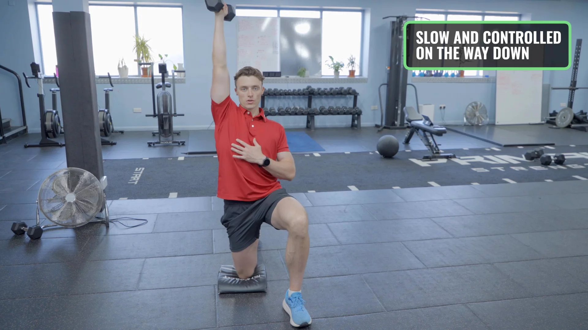 Half-Kneeling Dumbbell Shoulder Press: Safer Strength & Mobility for Golfers