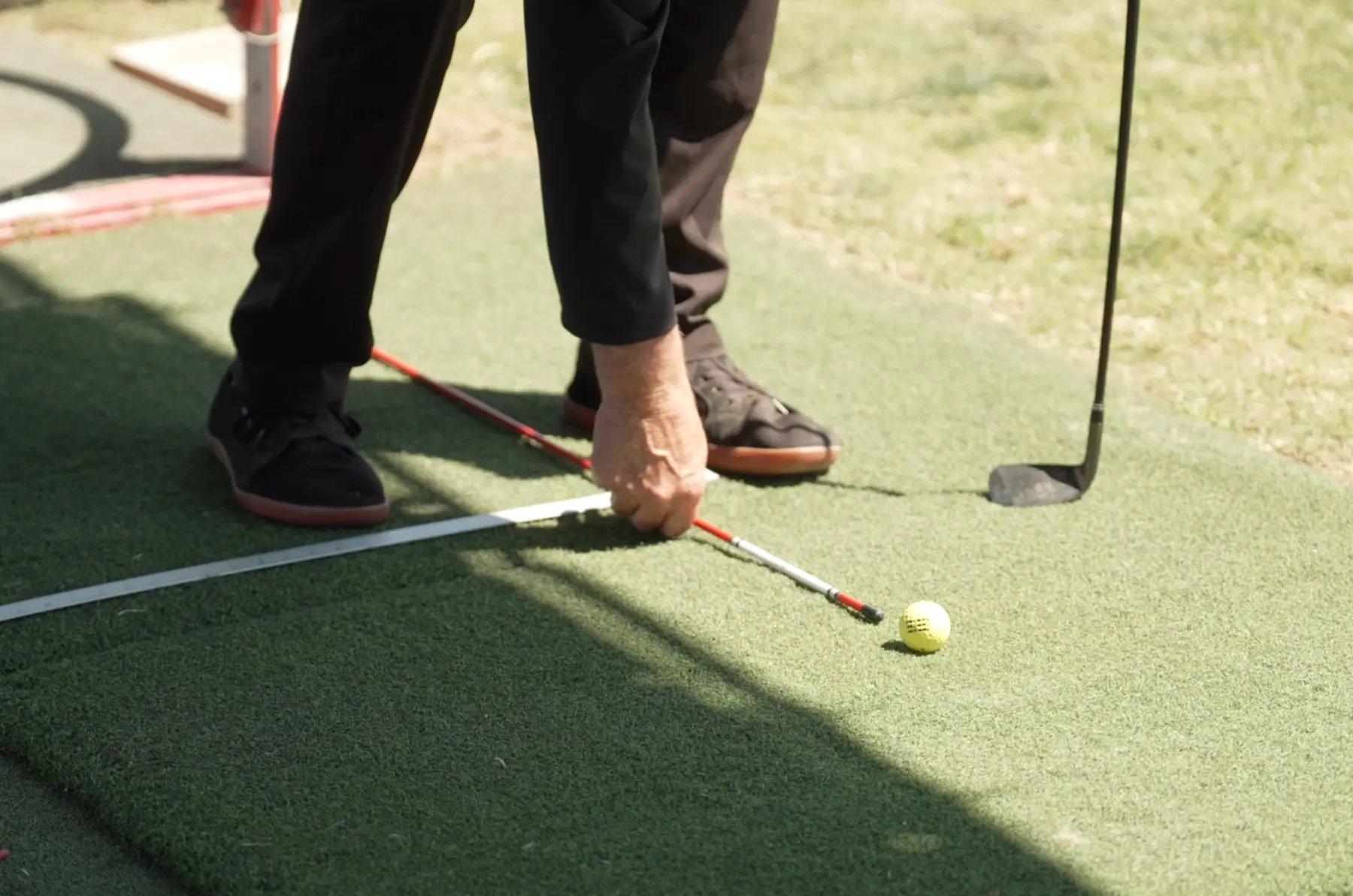 Alignment Station Drill: Yardstick & Aim Sticks for Consistent Ball Position