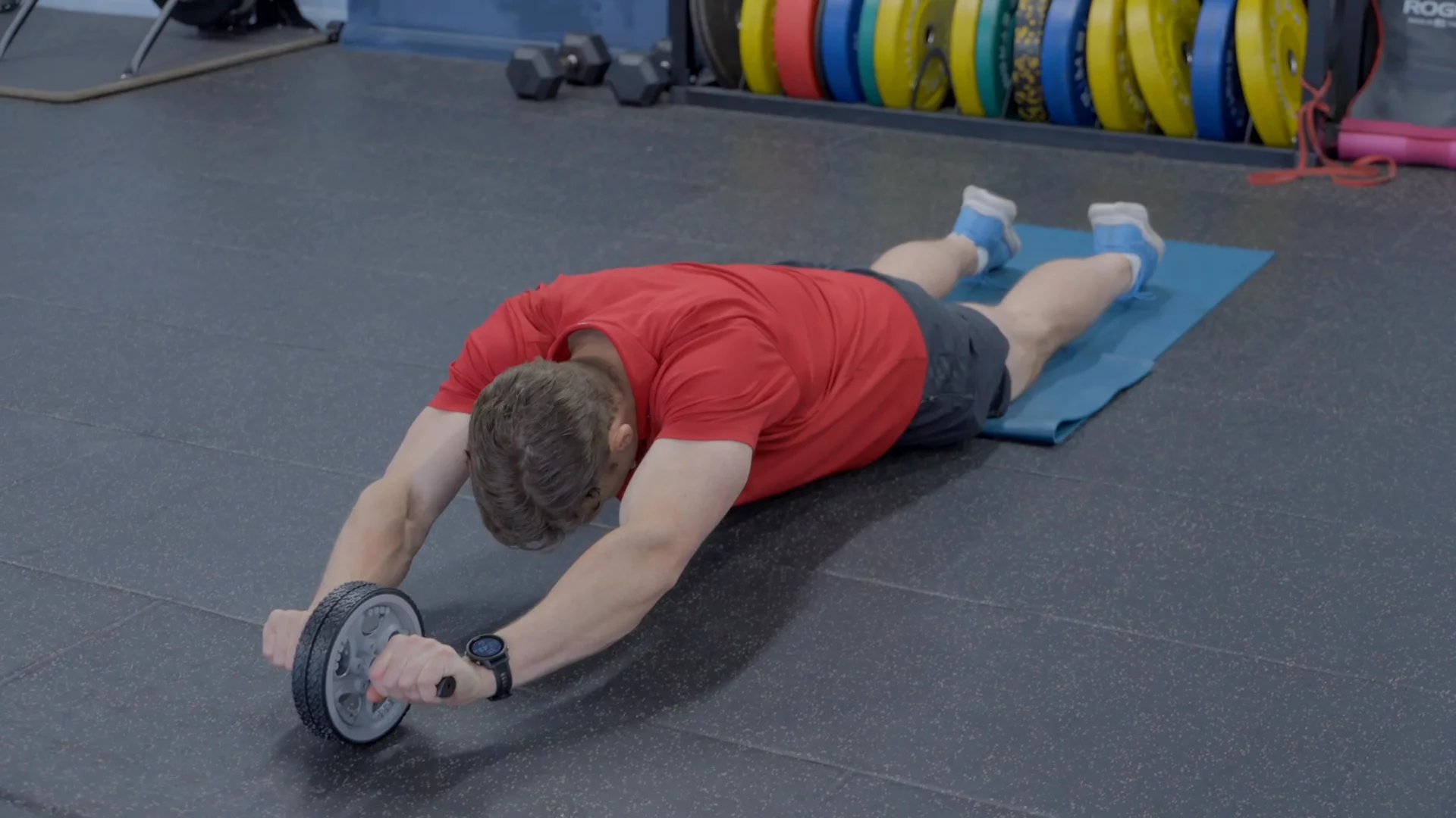 Ab Roll-Out Exercise: Advanced Core Strength Training for Rotation, Power & Golf Swing Speed