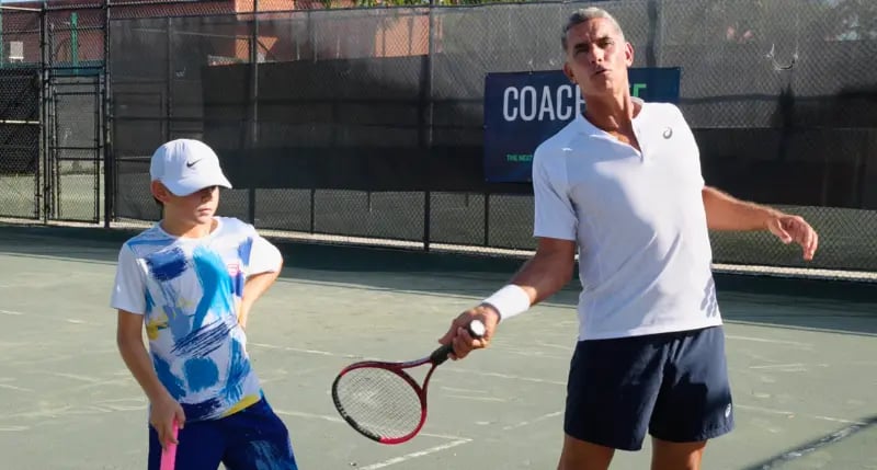 Live Forehand Correction with Elite 9-Year-Old