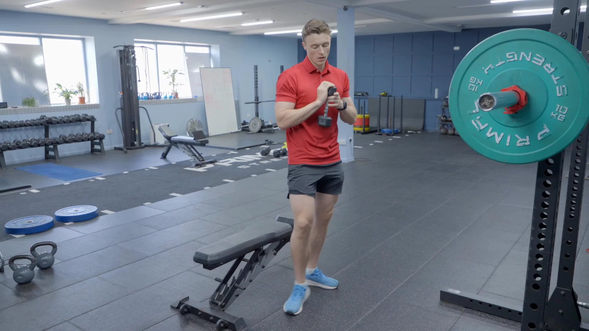 Dumbbell Box Squat: Low-Impact Strength Training for Golfers at Home or on the Road