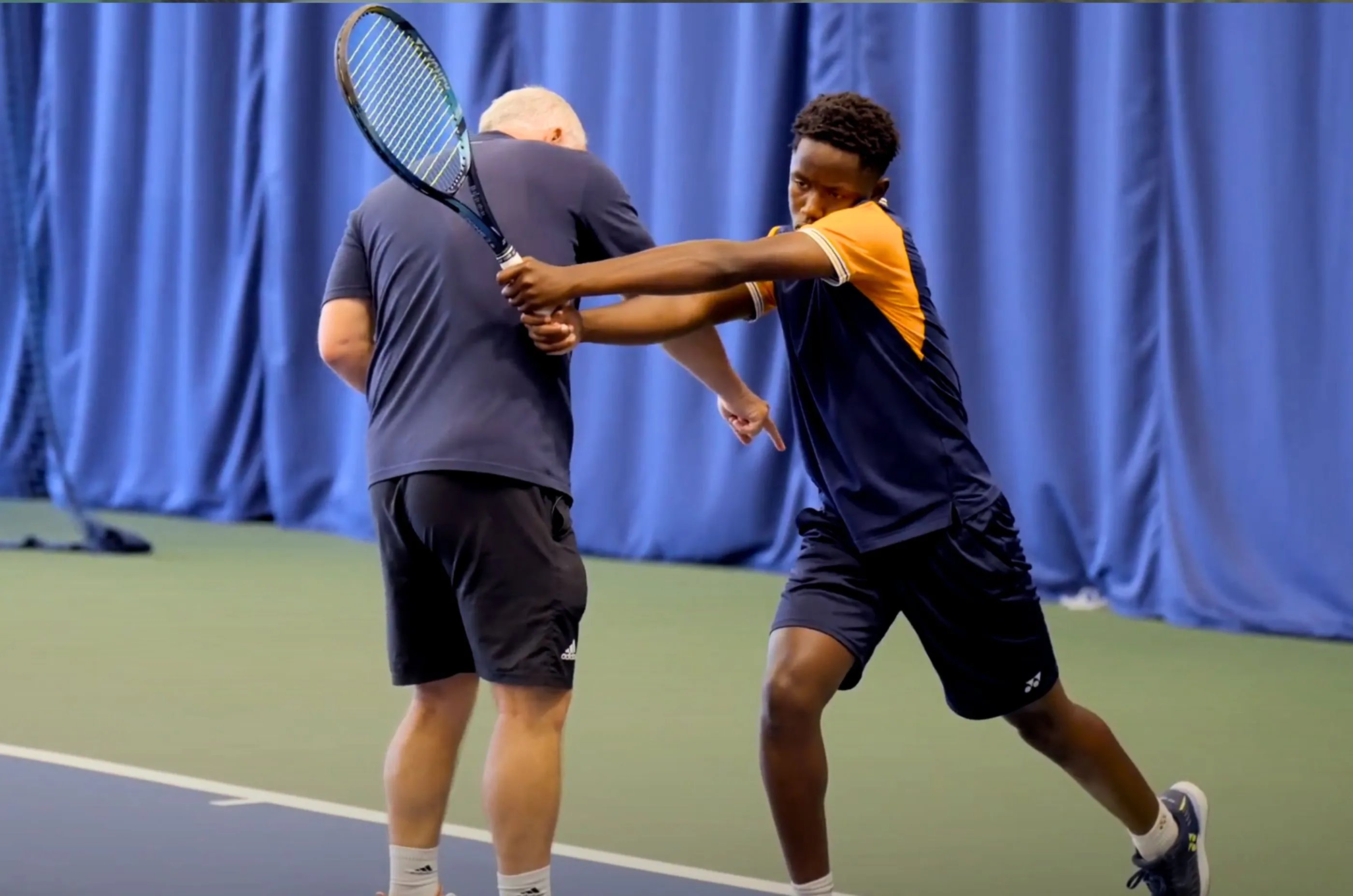 Flat Attacking Backhand - as Taught to Jack Draper