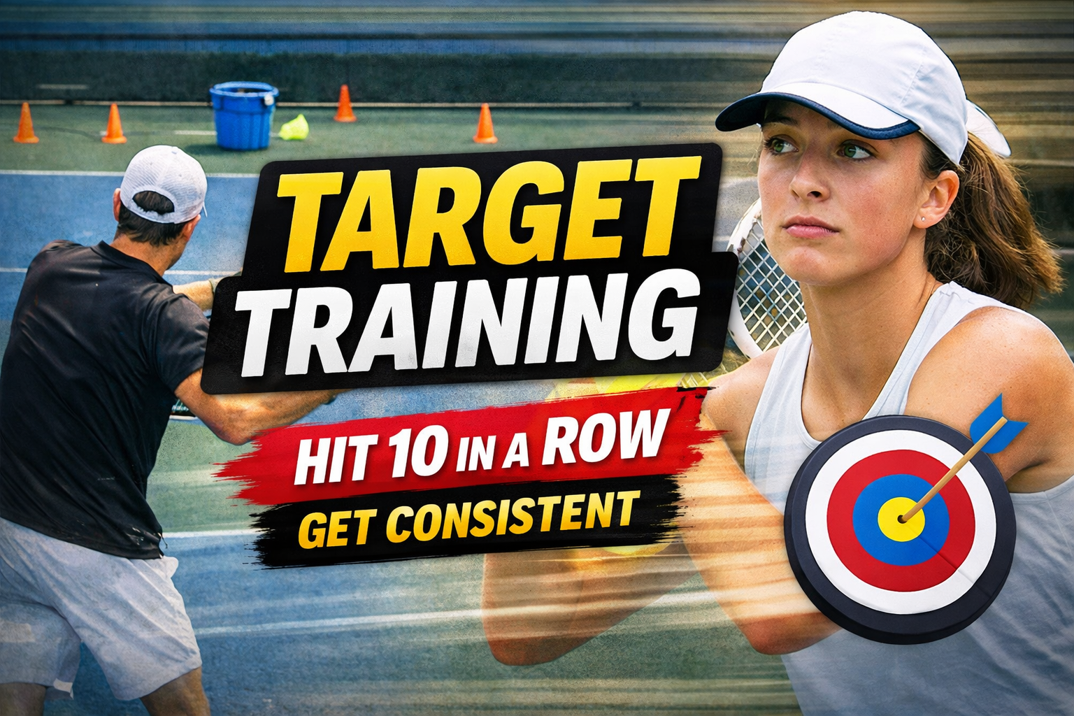 How to Improve Your Accuracy in Tennis (The Target Training System Used by Elite Coaches)