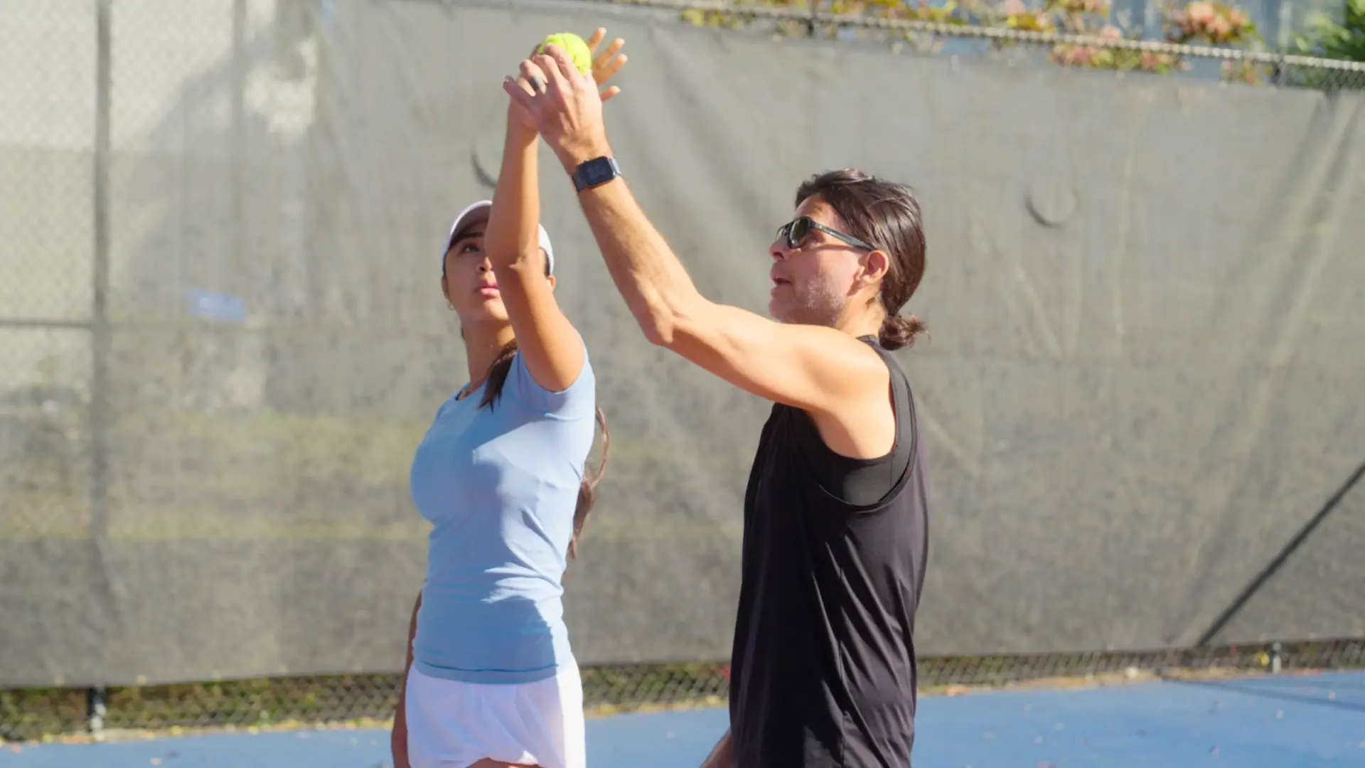 Live Serve Toss Correction Lesson 2 – Fix Eye Timing & Toss Angle