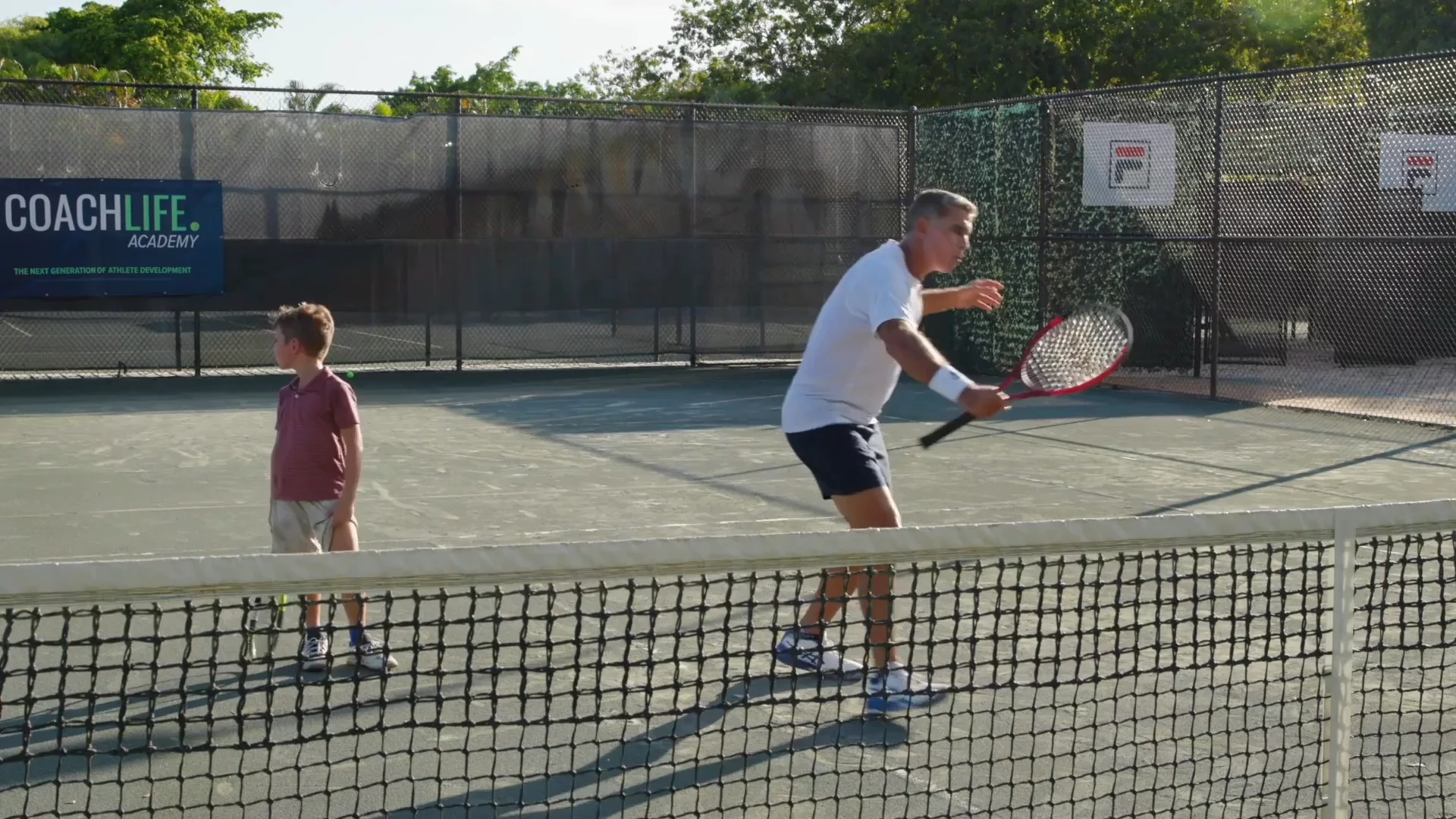 Live Volley Correction: Teaching a Young Player to Attack Forward