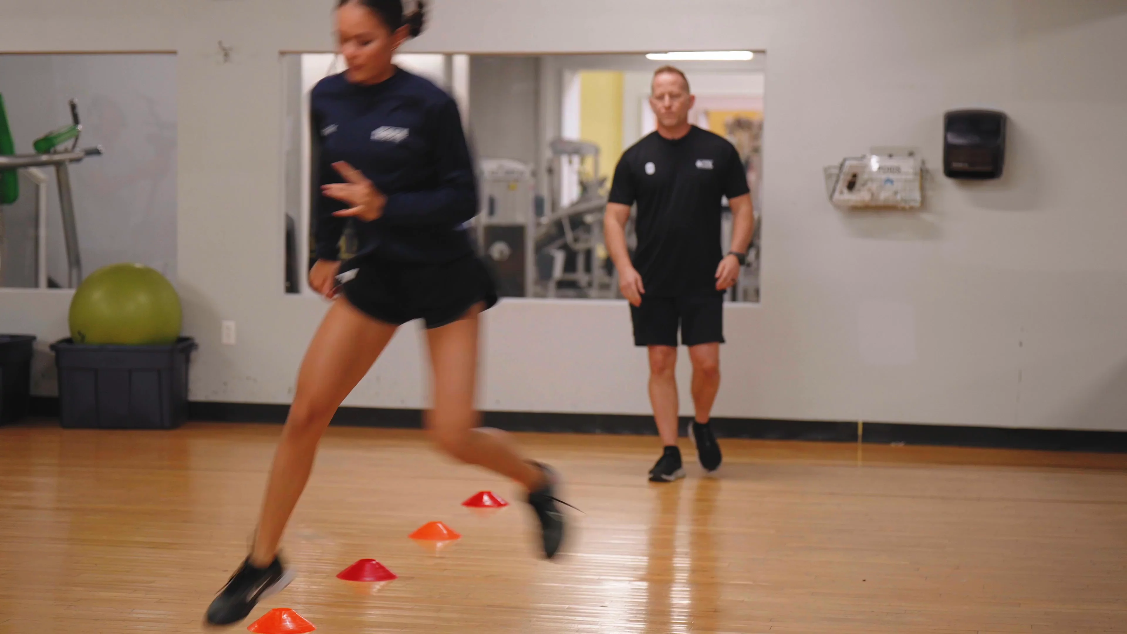 PLYOS - Group 3 - Do in sequence Lateral bound stick 3x6