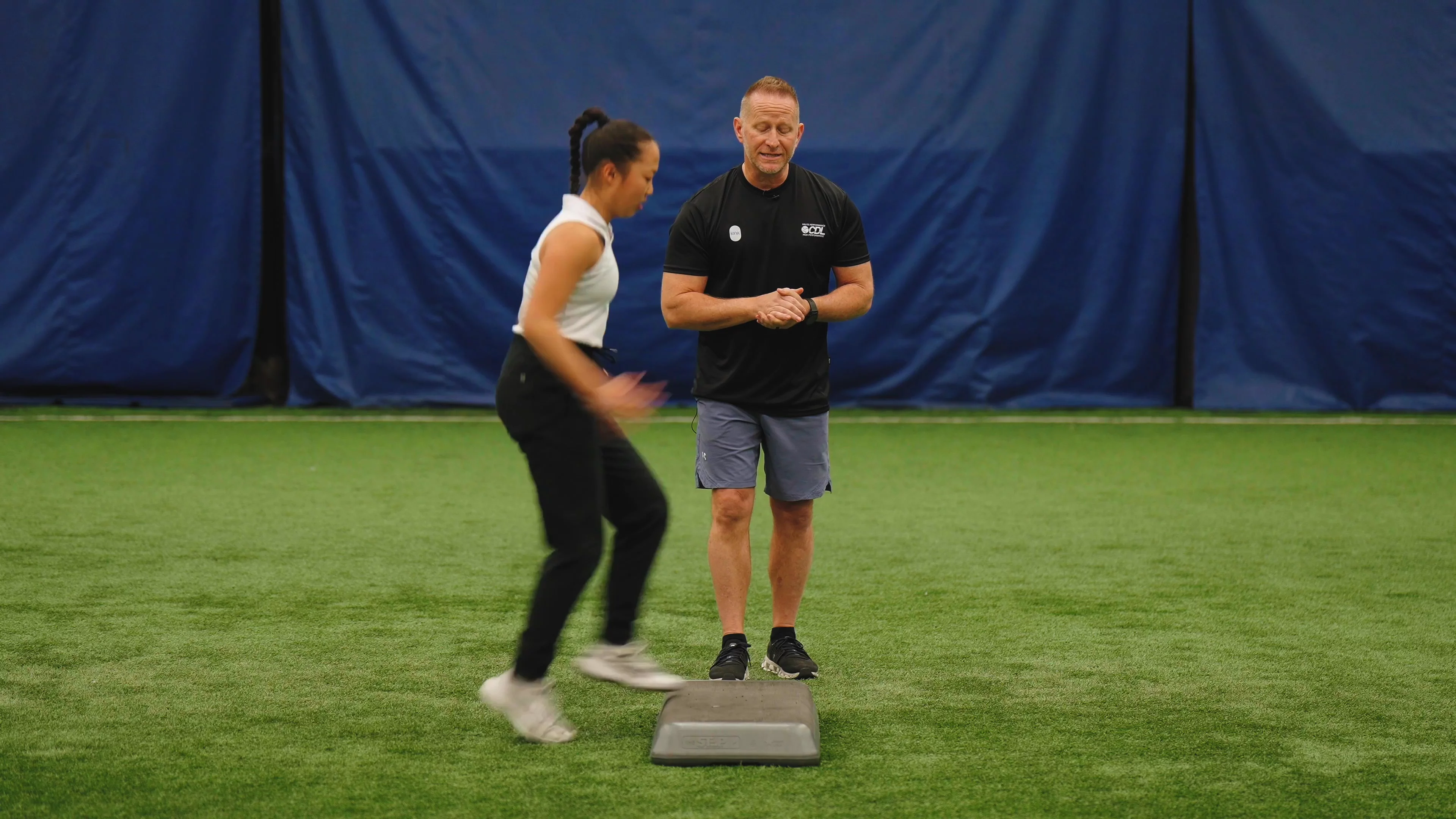 MOVEMENT DRILL - Step drill on/off (change position one at a time) 3x7