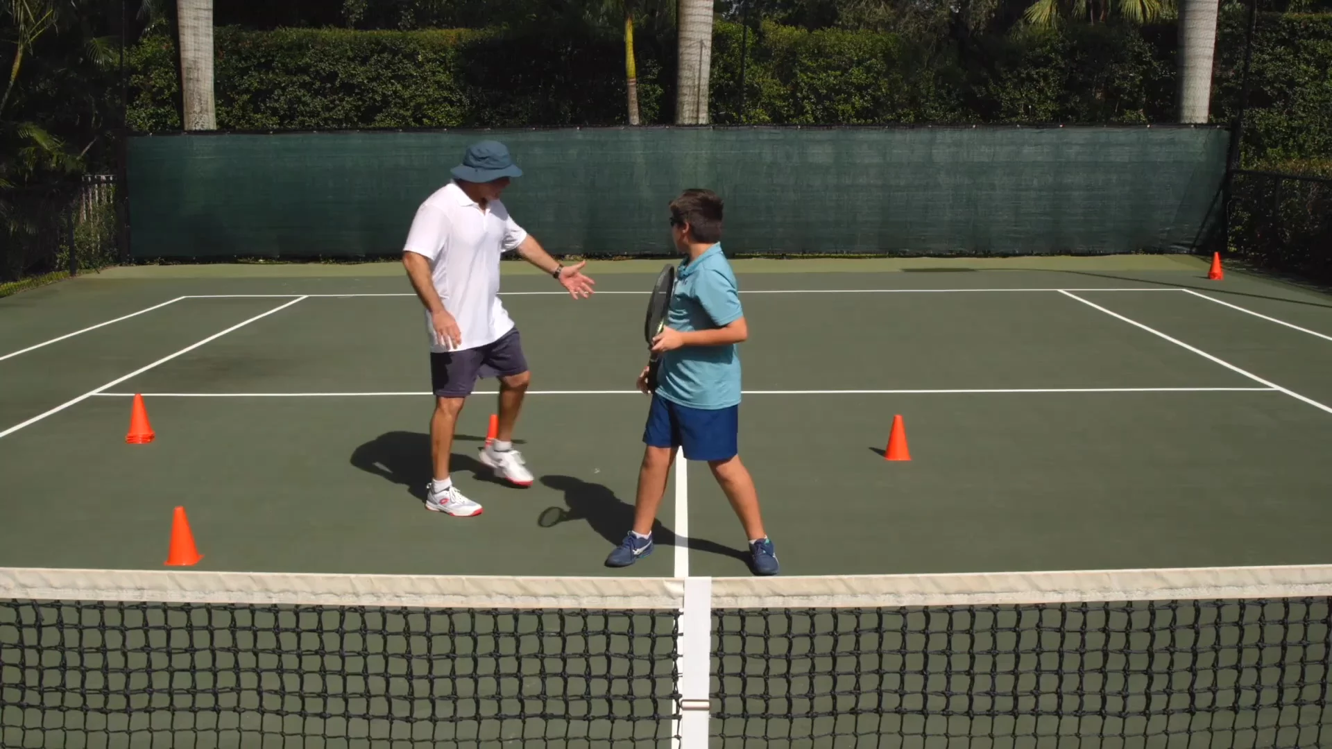 Overhead Footwork: Drop Step, Recover & Volley