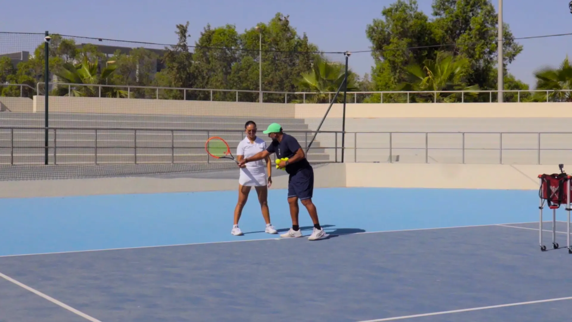 Holding the Ball on the Strings Longer Drill