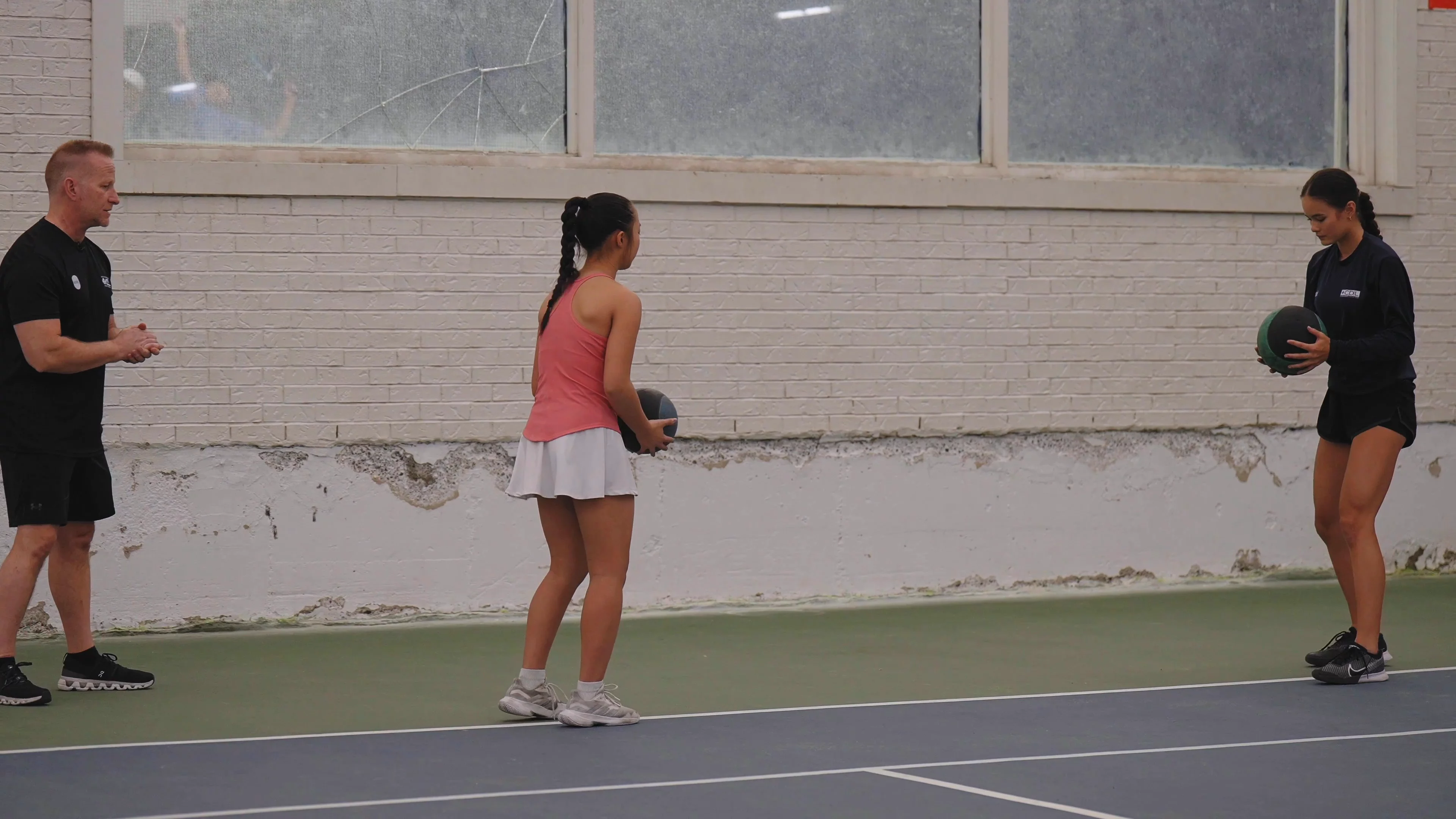 PLYOS - Group 2 - Do in sequence - Open stance med ball throw 3x8