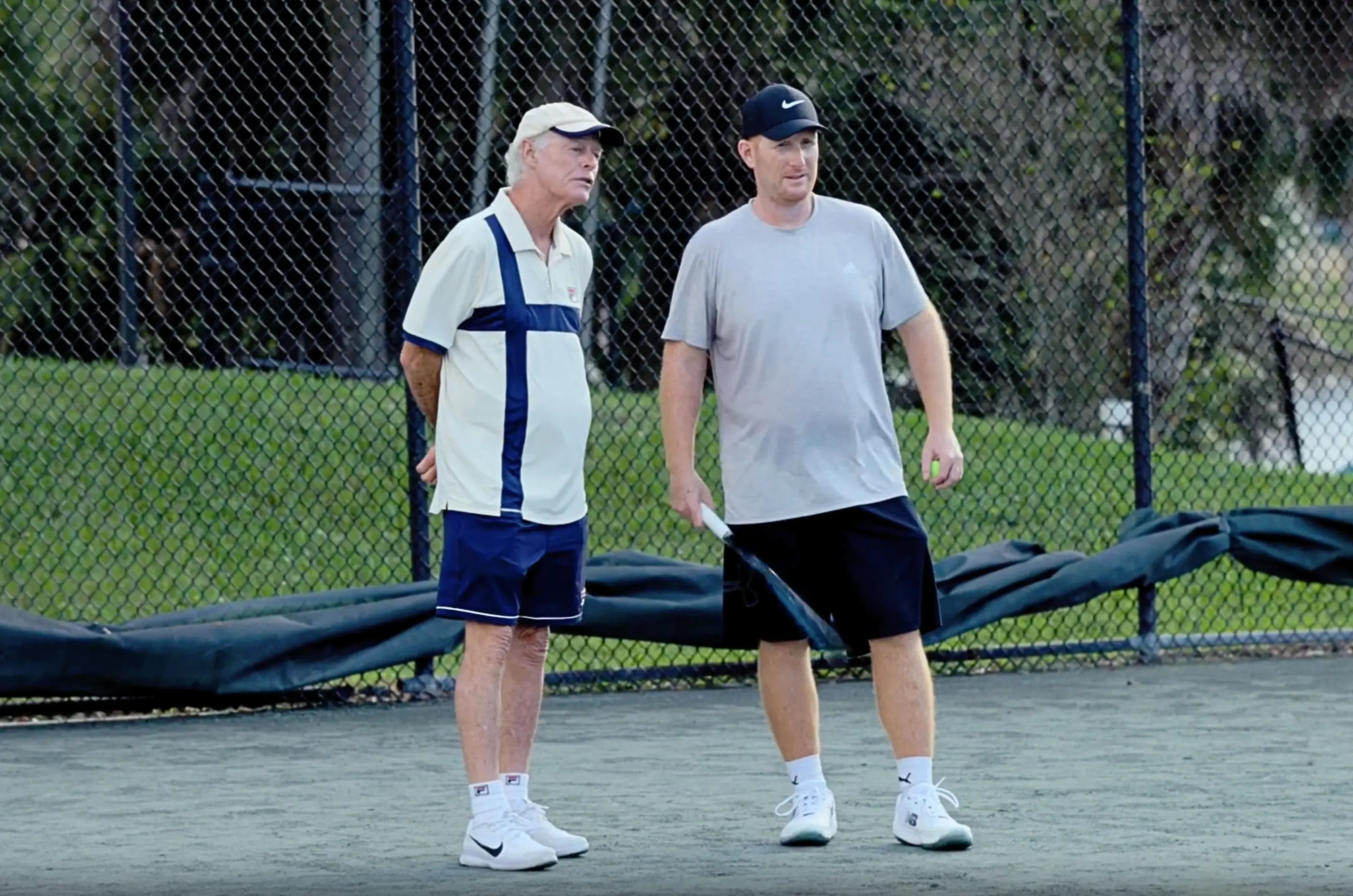 Serving Against A Big Forehand Player