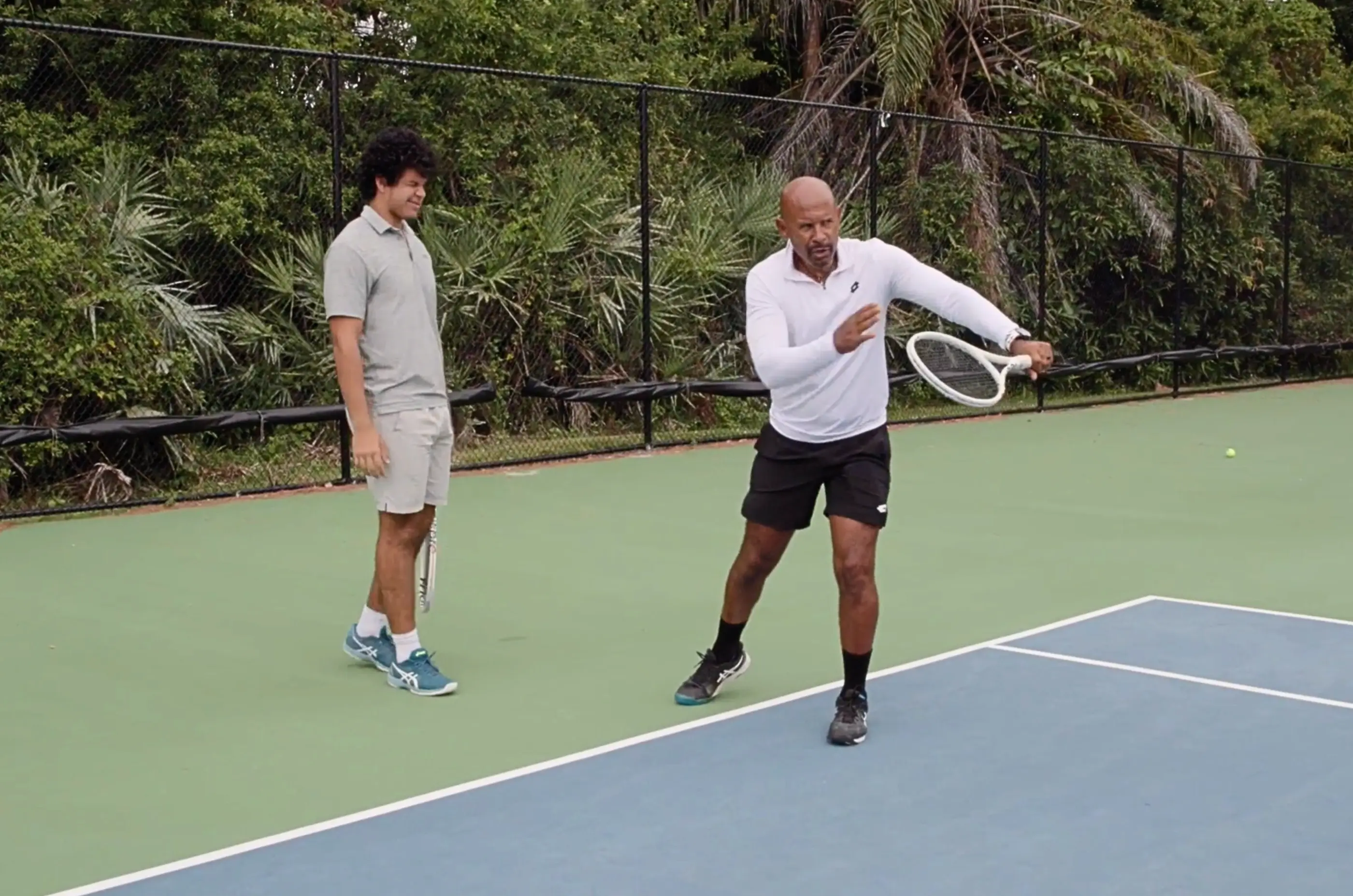 Slice First Serve Return