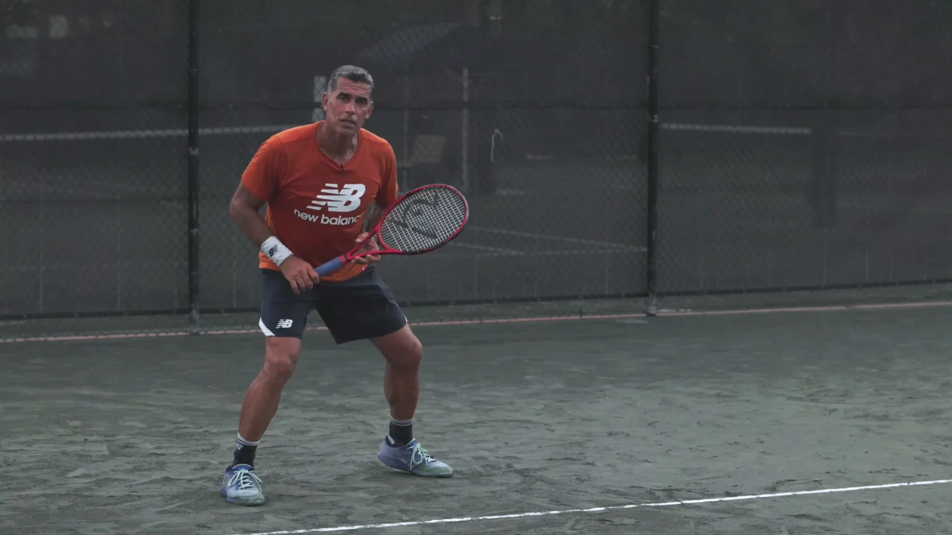 Open-Stance Footwork for Wide Forehands