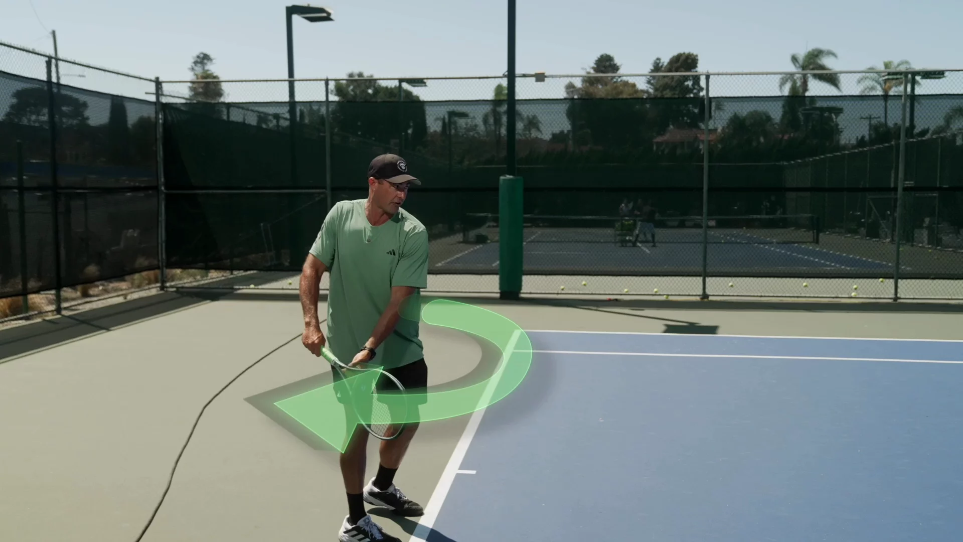 Open-Stance Serve Drill for Coil & Ball Toss