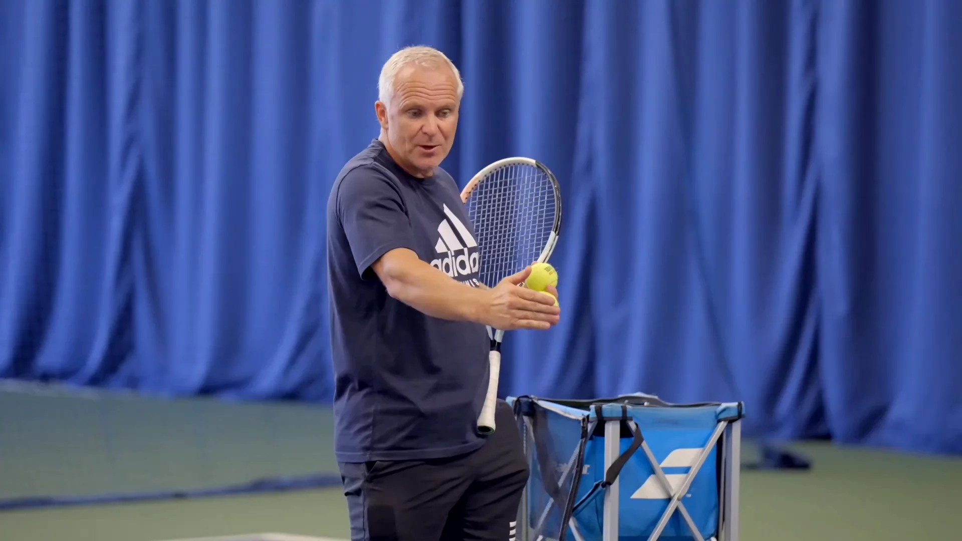 Flat Attacking Backhand - as Taught to Jack Draper.