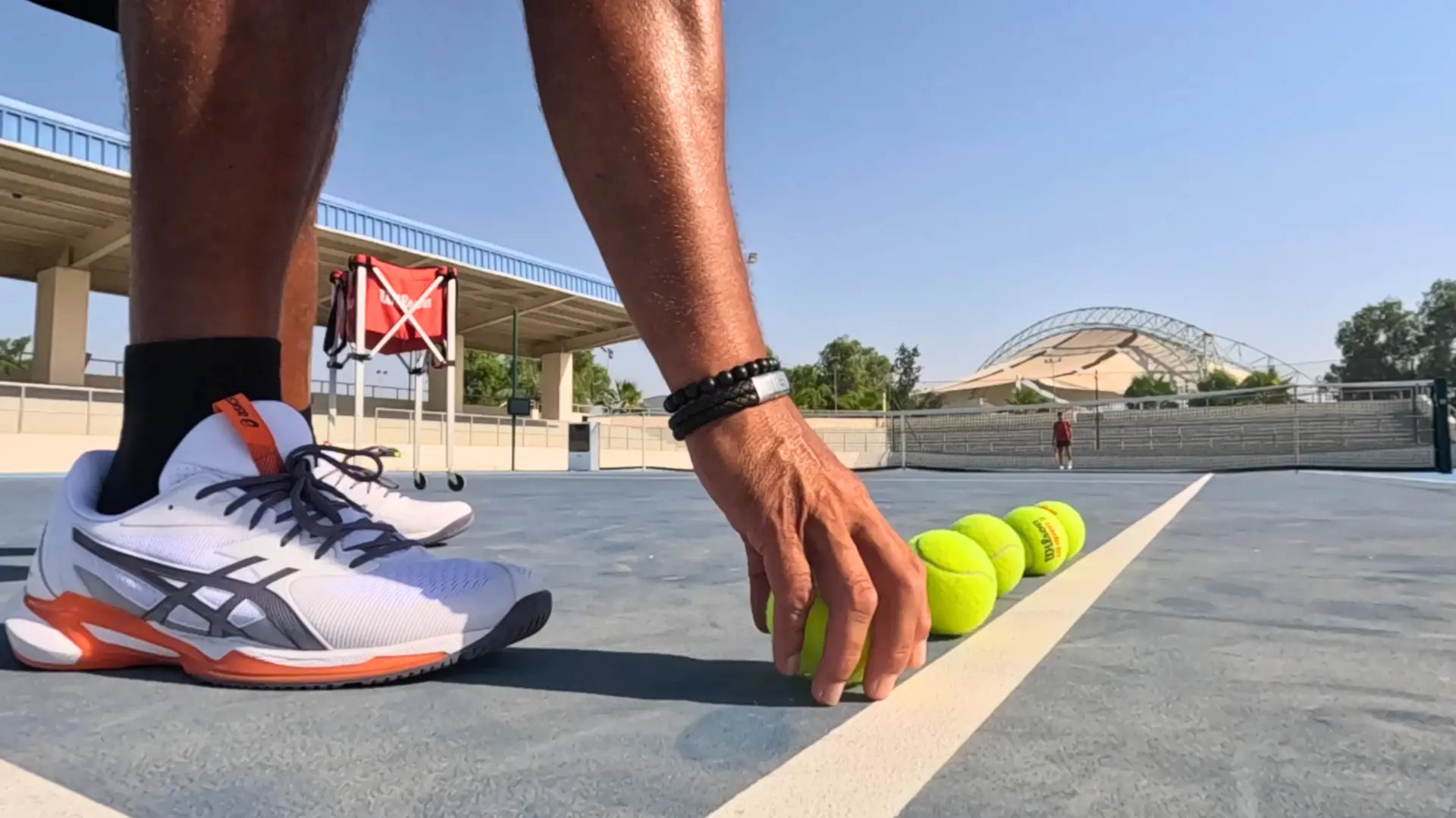 Backhand Down-the-Line Accuracy Drill