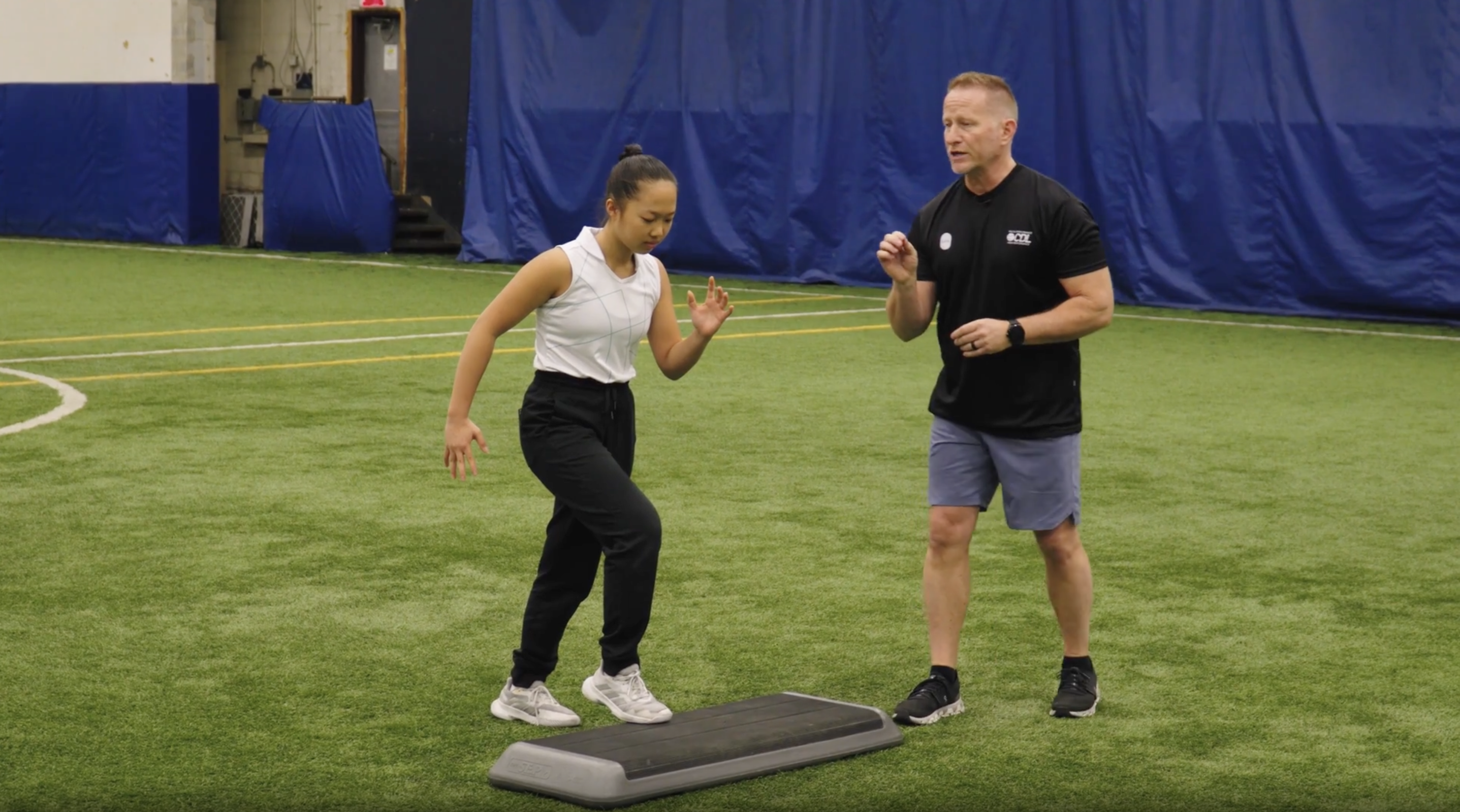  MOVEMENT DRILL - Step drill sprint position (change position one at a time) 3x10