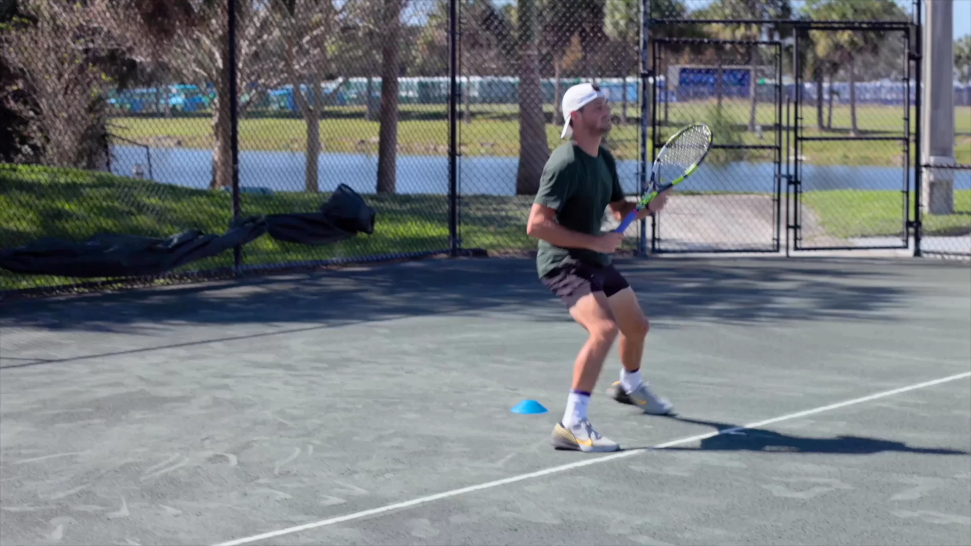 Forehand Down-the-Line Targets Drill: Movement, Balance & Recovery