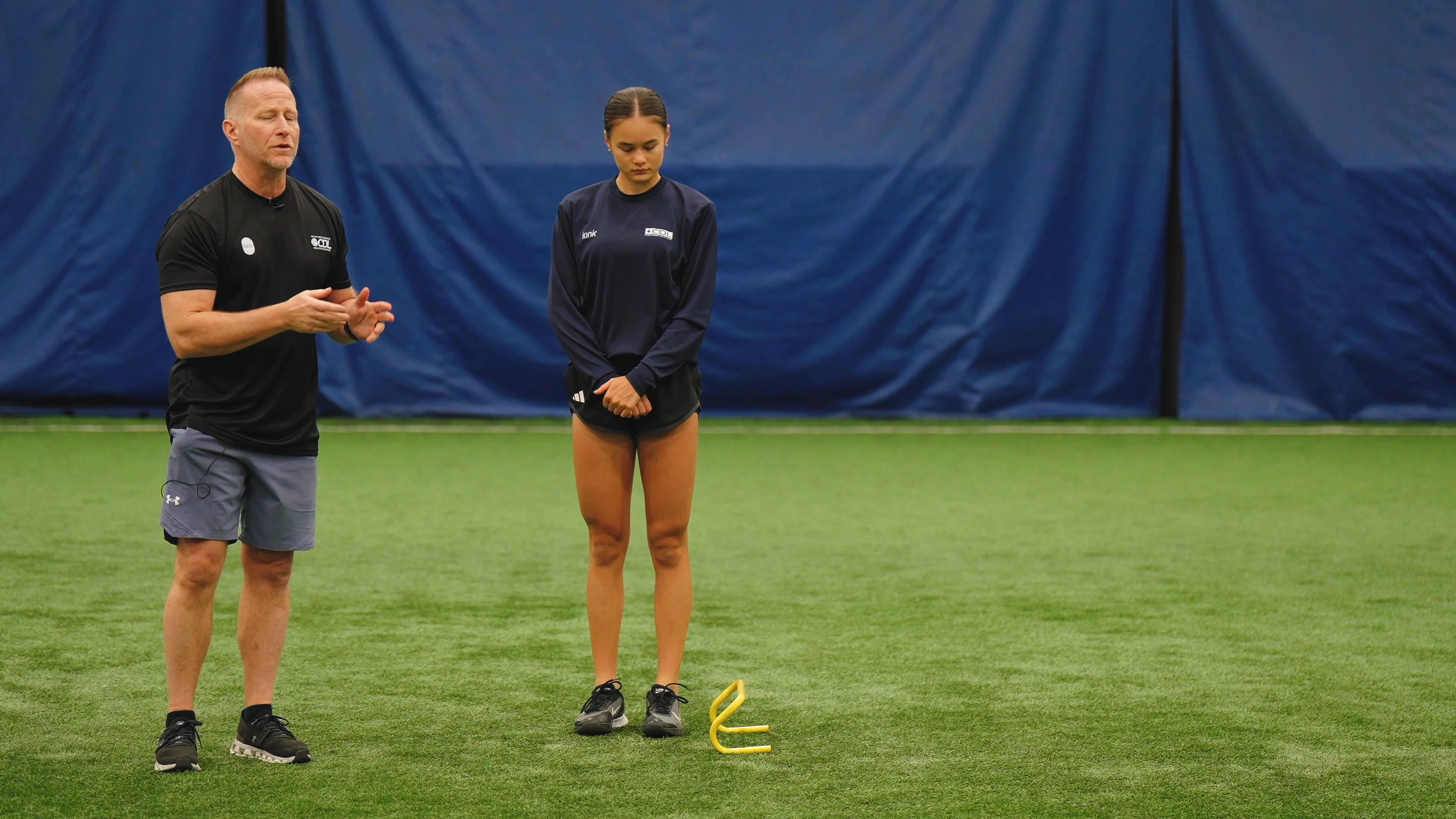 MOVEMENT DRILL - Hurdle drill over back stick 3x4 each side