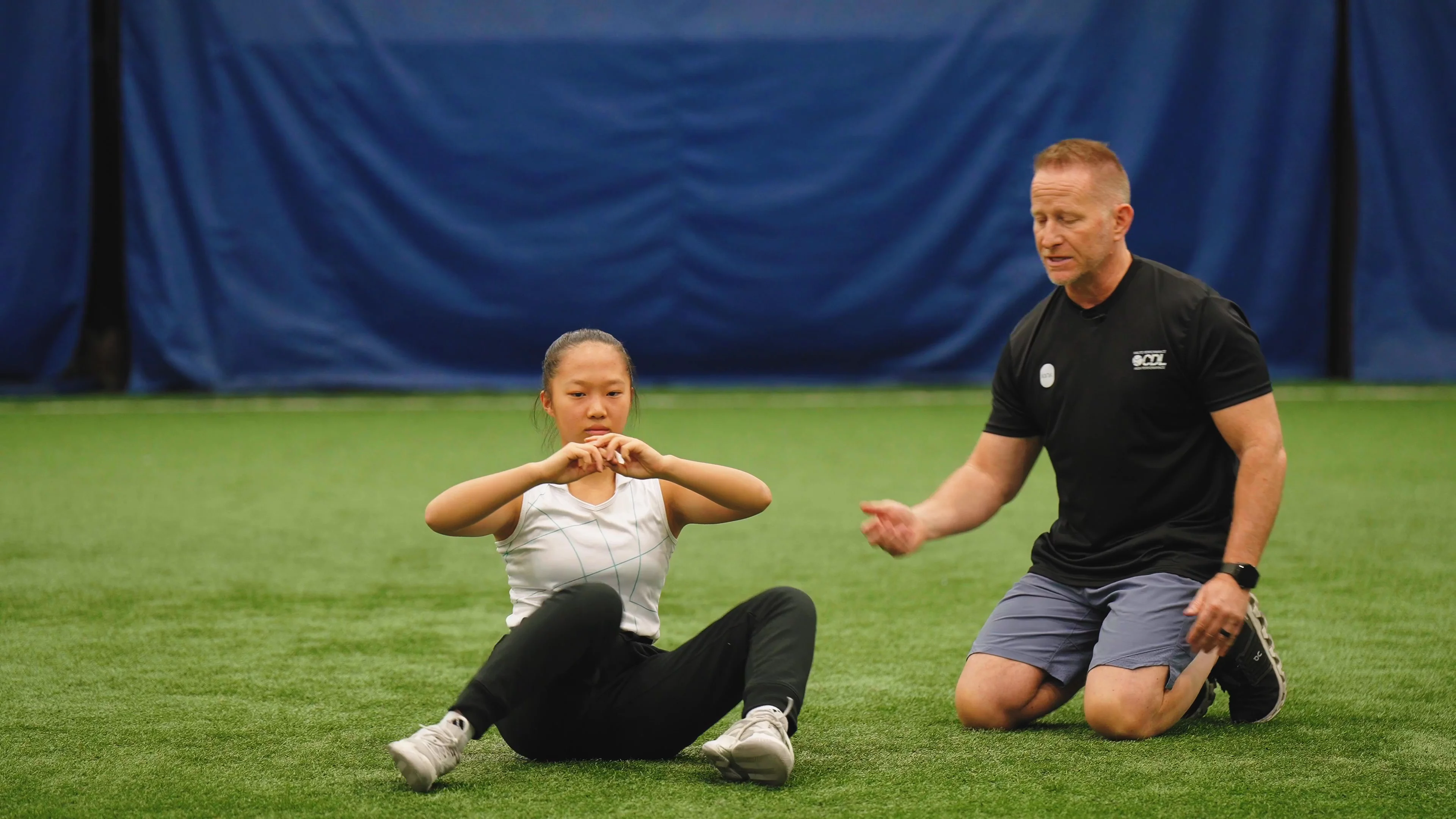PREHAB - Hips - Knees side to side 2x10