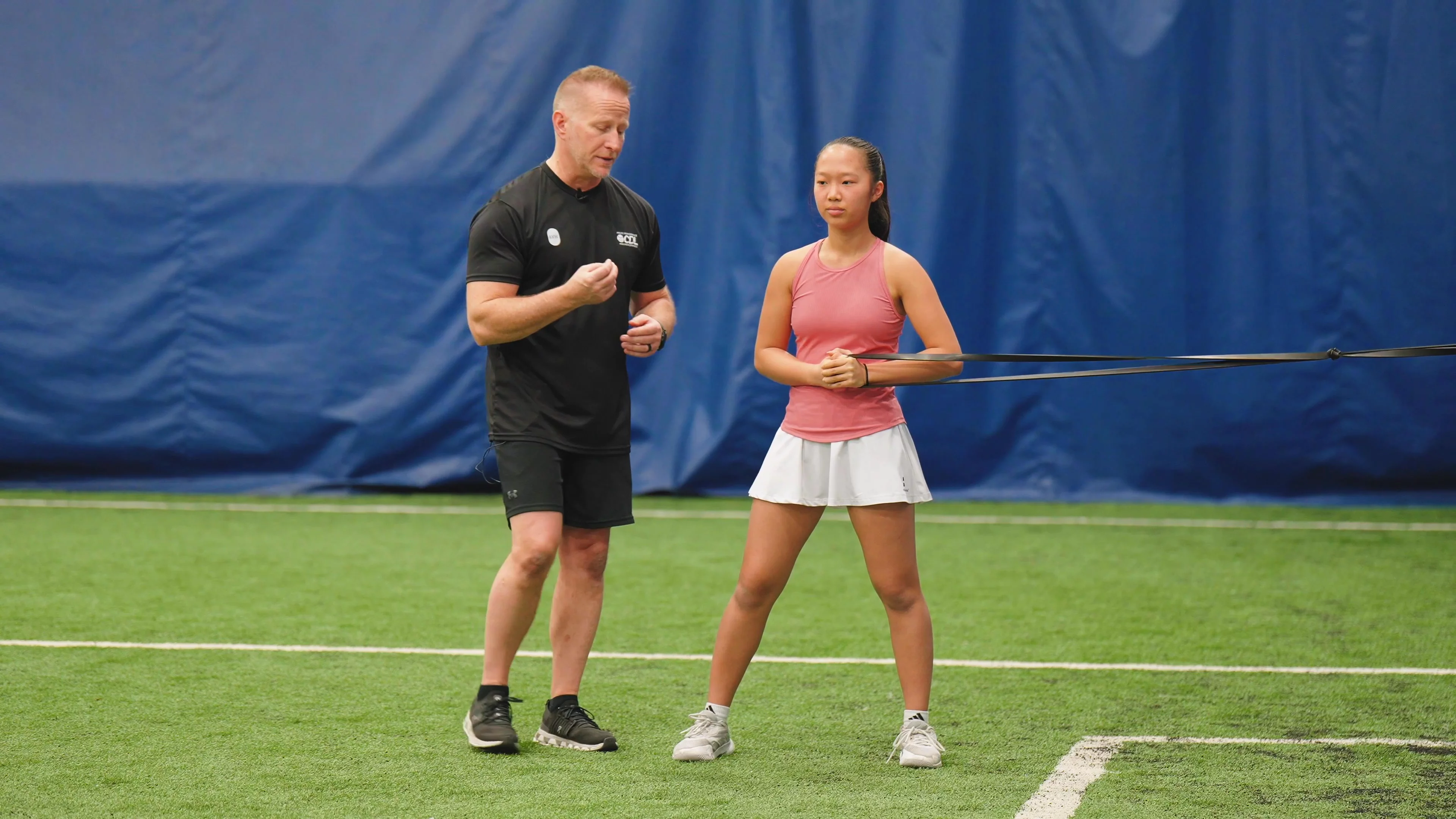 FITNESS (CIRCUIT) - Pall off press 3x10 each way 