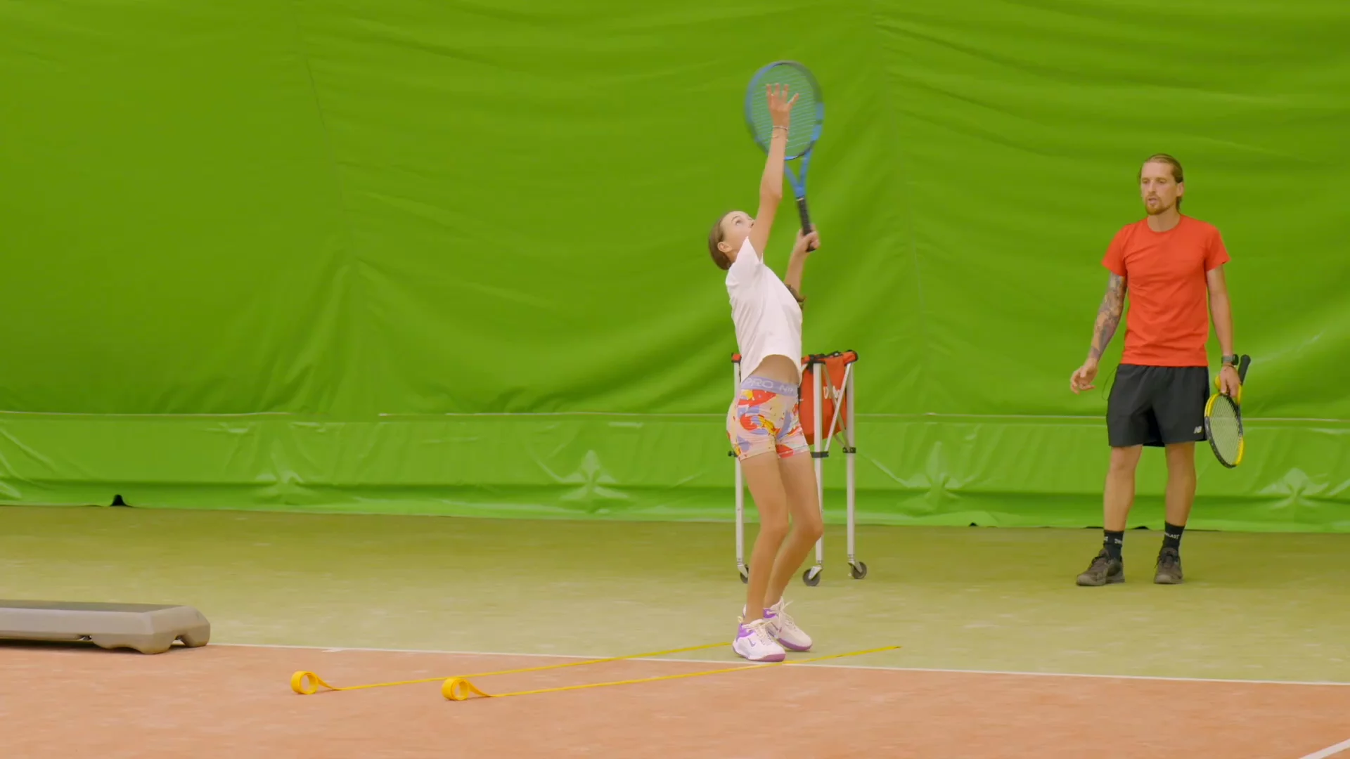 Split Step & Recovery After Serve